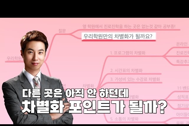 주변 학원은 안 하던데 우리 학원만의 차별화가 될까요?[학관노 실마리]