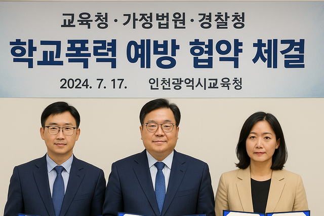 [학교폭력 대응 강화] 인천교육청, 법원·경찰과 손잡다