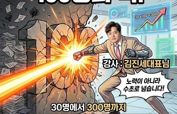 [실전과정/온+오프라인] 수학학원 100명의 벽! 노력이 아니라 '수초'로 넘습니다! (부제 : “30명에서 300명까지”) - 김진세대표님(학관노 대표강사, M티처스 대표이사)