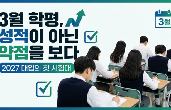 2027 대입의 첫 시험, 성적보다 '복기'의 중요성 강조